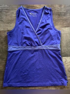 skirtsports 261 fearless run club purple v neck tank top